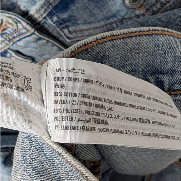 Abercrombie & Fitch Oversized Denim Trucker Button Jacket, size XS - Picture 7 of 8